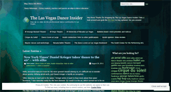 Desktop Screenshot of lasvegasdanceinsider.wordpress.com