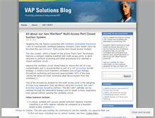Tablet Screenshot of preventingvap.wordpress.com