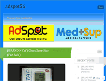 Tablet Screenshot of adspot56.wordpress.com