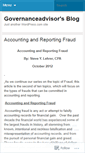 Mobile Screenshot of governanceadvisor.wordpress.com