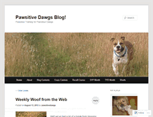 Tablet Screenshot of pawsitivedawgs.wordpress.com