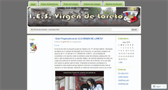 Desktop Screenshot of colegioprivadovirgendeloreto.wordpress.com