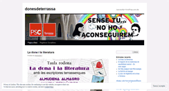 Desktop Screenshot of donesdeterrassa.wordpress.com