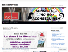 Tablet Screenshot of donesdeterrassa.wordpress.com