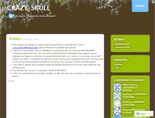 Tablet Screenshot of crazyskull.wordpress.com
