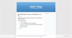 Desktop Screenshot of idaayorg.wordpress.com