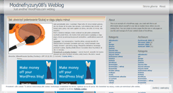 Desktop Screenshot of modnefryzury08.wordpress.com