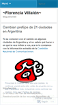 Mobile Screenshot of florenciavillalon.wordpress.com