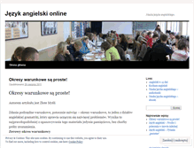 Tablet Screenshot of jezykangielskionline.wordpress.com