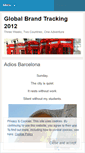 Mobile Screenshot of globalbrandtracking2012.wordpress.com
