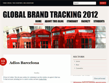 Tablet Screenshot of globalbrandtracking2012.wordpress.com