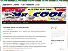 Tablet Screenshot of mistercoolbekasi.wordpress.com