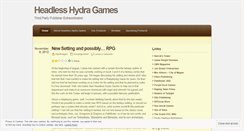 Desktop Screenshot of headlesshydragames.wordpress.com