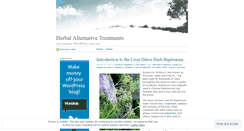 Desktop Screenshot of herbalalternatives.wordpress.com