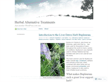Tablet Screenshot of herbalalternatives.wordpress.com
