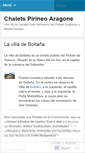 Mobile Screenshot of chaletspirineoaragones.wordpress.com