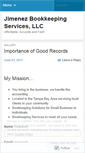 Mobile Screenshot of jpbookkeeping.wordpress.com