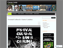 Tablet Screenshot of causajusta.wordpress.com