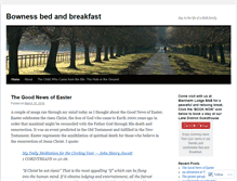 Tablet Screenshot of bownessbedandbreakfast.wordpress.com