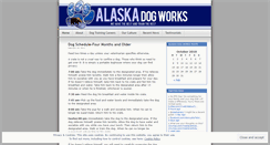 Desktop Screenshot of alaskadogworks.wordpress.com