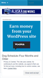 Mobile Screenshot of alaskadogworks.wordpress.com