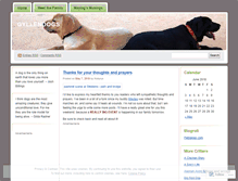 Tablet Screenshot of gyllendogs.wordpress.com