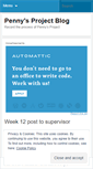 Mobile Screenshot of pennyyan.wordpress.com