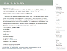 Tablet Screenshot of musiclassique.wordpress.com
