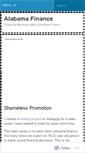 Mobile Screenshot of alabamafinance.wordpress.com