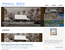 Tablet Screenshot of mosaicgifts.wordpress.com