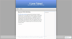 Desktop Screenshot of ilovetubas.wordpress.com