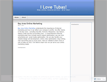 Tablet Screenshot of ilovetubas.wordpress.com