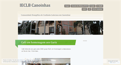 Desktop Screenshot of ieclbcanoinhas.wordpress.com