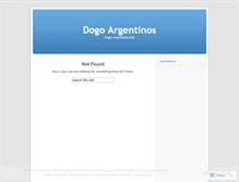 Tablet Screenshot of dogoargentinos.wordpress.com