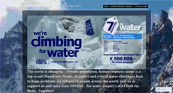 Desktop Screenshot of climbingforwater.wordpress.com