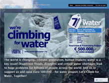 Tablet Screenshot of climbingforwater.wordpress.com