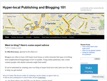 Tablet Screenshot of hyperlocalcharlotte.wordpress.com