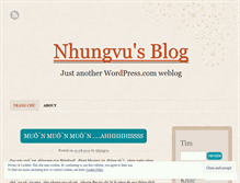 Tablet Screenshot of nhungvu.wordpress.com