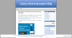 Desktop Screenshot of librarymentoringsupport.wordpress.com