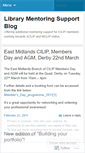 Mobile Screenshot of librarymentoringsupport.wordpress.com