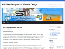 Tablet Screenshot of nycwebdesigners.wordpress.com