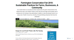 Desktop Screenshot of conservationfair.wordpress.com