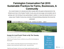 Tablet Screenshot of conservationfair.wordpress.com