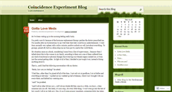 Desktop Screenshot of coincidenceexperiment.wordpress.com