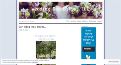 Desktop Screenshot of myweddingdaybliss.wordpress.com