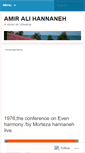 Mobile Screenshot of amiralihannaneh.wordpress.com