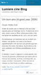 Mobile Screenshot of lumierecine.wordpress.com