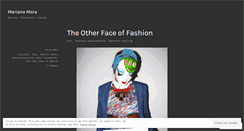 Desktop Screenshot of marianamora.wordpress.com