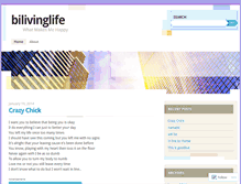 Tablet Screenshot of bilivinglife.wordpress.com
