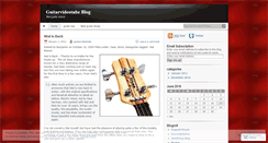 Desktop Screenshot of guitarvideotube.wordpress.com